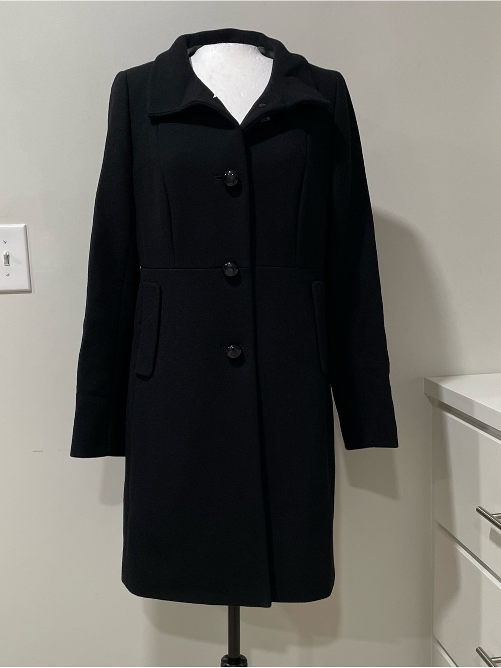 J Crew Carlin Wool Coat Classic Preppy Quality Luxury Winter Cold Weather - Picture 4 of 14